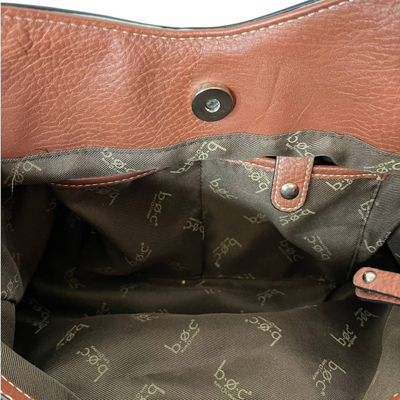 BORN B~O~C Brown & Black Vegan Leather Purse Bag - Picture 6 of 11